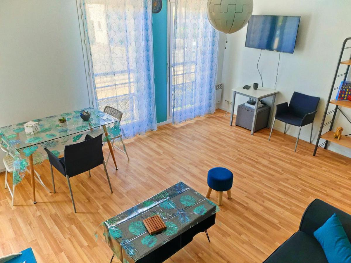 Charmant Appartement Sur Sottevilles Les روان المظهر الخارجي الصورة